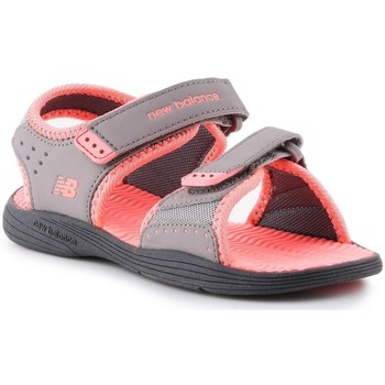 Sapatos Rapariga Sandálias New Balance Poolside Cor-de-rosa, Cinzento