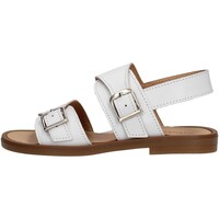 Sapatos Rapaz Sandálias Platis - Sandalo bianco P4001-15 Branco