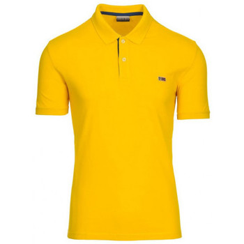 Textil Homem T-shirts e Pólos Napapijri TALY2 Amarelo