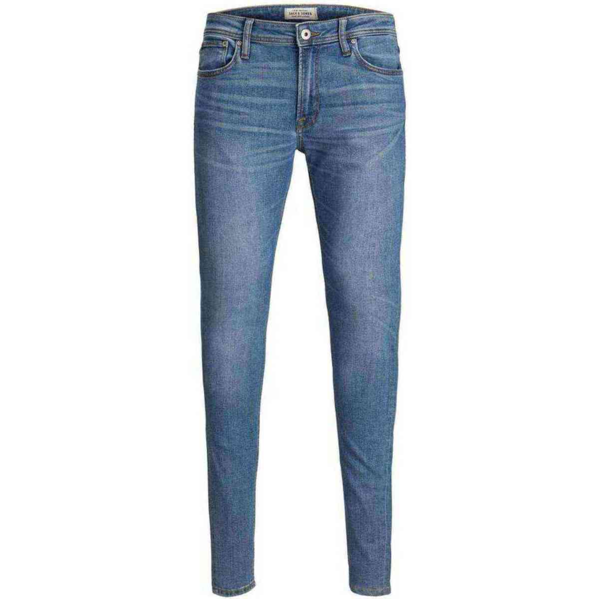 Textil Homem Calças de ganga Jack & Jones 12148909 JJITOM JJORIGINAL AM 815 STS Azul