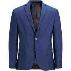 Textil Homem Casacos/Blazers Jack & Jones 12141107 JPRSOLARIS BLAZER NOOS MEDIEVAL BLUE Azul