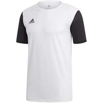 Textil Homem T-Shirt mangas curtas adidas Originals Estro 19 Branco, Preto