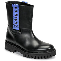 Sapatos Homem Botas baixas John Galliano 8560 Preto / Azul