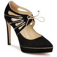 Sapatos Mulher Escarpim Moschino MA1004 Preto-dourado