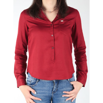 Textil Mulher camisas Lee L47QLCPR burgundy