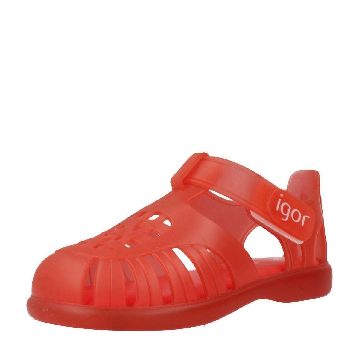 Sapatos Rapariga Chinelos IGOR S10233 Vermelho