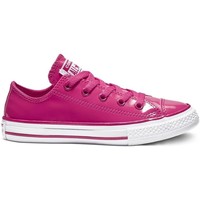 Sapatos Rapariga Sapatilhas Converse CHUCK TAYLOR ALL STAR LEATHER - OX Rosa