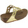 Sapatos Mulher Sapatilhas FitFlop FitFlop BUMBLE CRYSTAL TOE POST Ouro