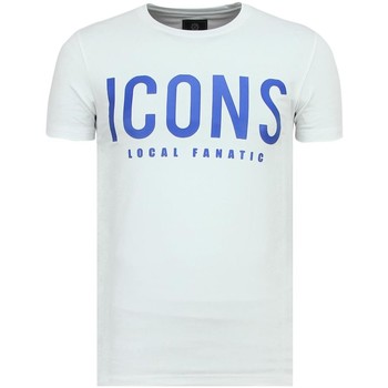 Textil Homem T-Shirt mangas curtas Local Fanatic 94437529 Branco
