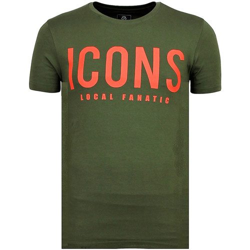 Textil Homem T-Shirt mangas curtas Local Fanatic 94437595 Verde