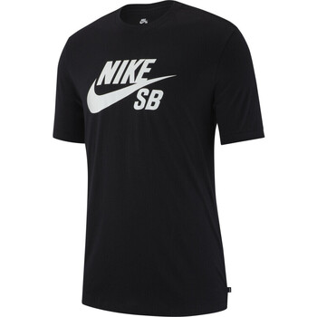 Textil Homem T-shirts e Pólos Nike M nk sb dry tee dfct logo Preto