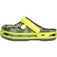 Sapatos Rapaz Tamancos Crocs - Crocband verde mimet 205532 VERDE
