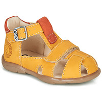 Sapatos Rapaz Sandálias GBB SEROLO Amarelo / Laranja