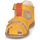Sapatos Rapaz Sandálias GBB SEROLO Amarelo / Laranja