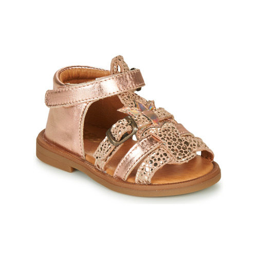 Sapatos Rapariga Sandálias GBB CARETTE Rosa / Ouro