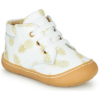 Sapatos Rapariga Sapatilhas de cano-alto GBB ATARINA Branco / Ouro