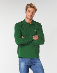 Textil Homem Polos mangas compridas Lacoste L1312 Verde