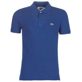 Textil Homem T-shirt Pima Cotton - Blue Lacoste PH4012 SLIM Marinho