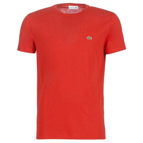 Textil Homem T-Shirt mangas curtas Lacoste TH6709 Vermelho
