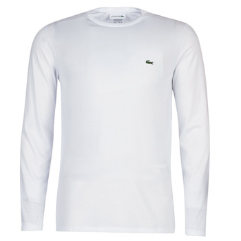 Textil Homem T-shirt mangas compridas Lacoste TH6712 Branco