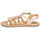 Sapatos Rapariga Sandálias mede-se horizontalmente na parte mais forte do peitompagnie MAYANA Rosa / Dourado