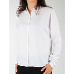 Textil Mulher camisas Wrangler Relaxed Shirt W5213LR12 Branco
