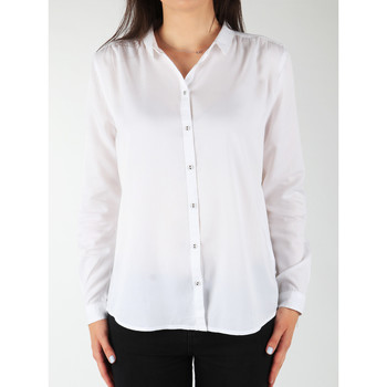 Textil Mulher camisas Wrangler L/S Relaxed Shirt W5190BD12 Branco
