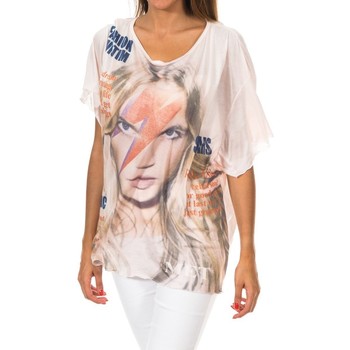 Textil Mulher T-shirts e Pólos Met 10DMC0221-0012 Rosa