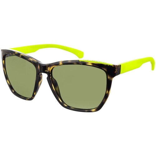 green geometric dress Mulher óculos de sol Calvin Klein Jeans CKJ757S-204 Amarelo