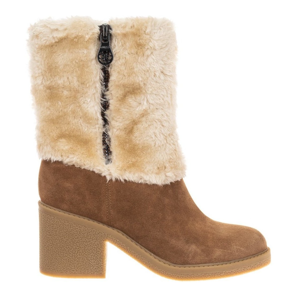 Sapatos Mulher Botas Guess FLRIL4SUE10-BEIGE Multicolor