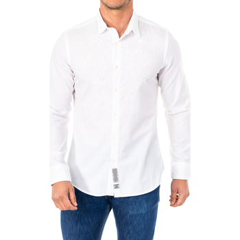 Textil Homem Camisas mangas comprida La Martina Camisa M/Larga Branco