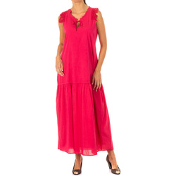 Textil Mulher Vestidos compridos La Martina Vestido Rosa
