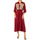 Textil Mulher Vestidos compridos La Martina LWDG30-06073 Vermelho