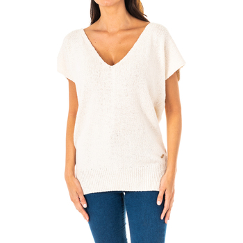 Textil Mulher camisolas La Martina LWS007-F0100 Branco