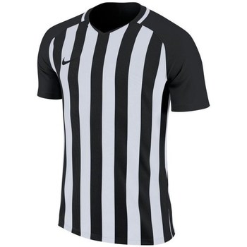 Textil Homem T-Shirt mangas curtas Nike Ermel Striped Division Iii Jersey Preto, Branco