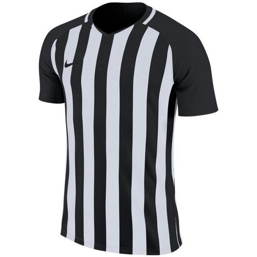 Textil Homem T-Shirt mangas curtas grigio Nike Striped Division Iii Jersey Branco, Preto
