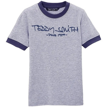 Textil Rapaz Martine Rose logo print short-sleeve shirt Teddy Smith  Cinza