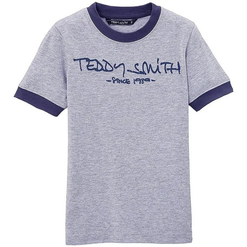 Textil Rapaz T-Shirt mangas curtas Teddy Smith  Cinza