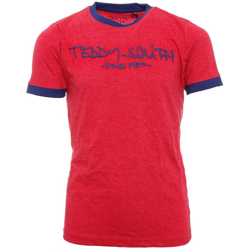 Textil Rapaz T-Shirt mangas curtas Teddy Smith  Vermelho