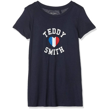 Textil Rapariga T-shirts pigment-dyed e Pólos Teddy Smith  Azul