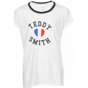 Textil Rapariga T-Shirt mangas curtas Teddy Smith  Branco