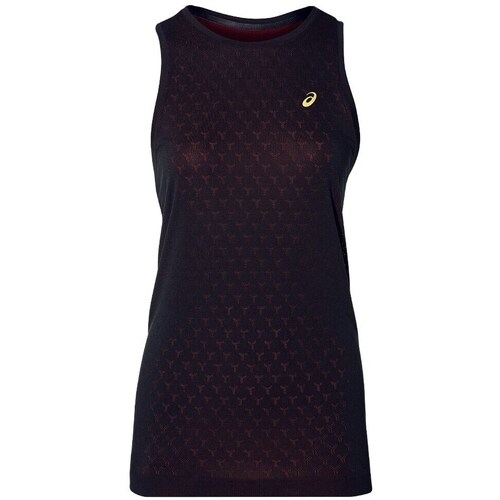 Textil Mulher T-Shirt mangas curtas Asics Top Gelcool Sleeveless W Preto