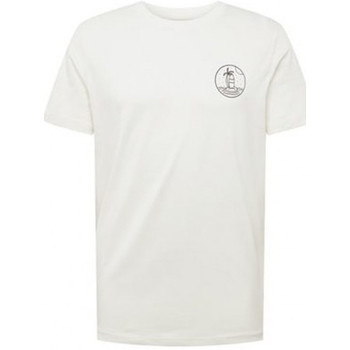 Textil Homem T-shirts e Pólos Jack & Jones JORMALIBUCLUB Branco
