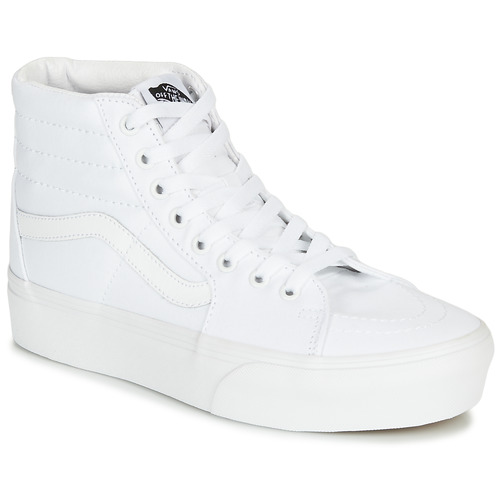 Sapatos Mulher Vans Old Skool Platform True White W Vans SK8-Hi PLATFORM 2.0 Branco