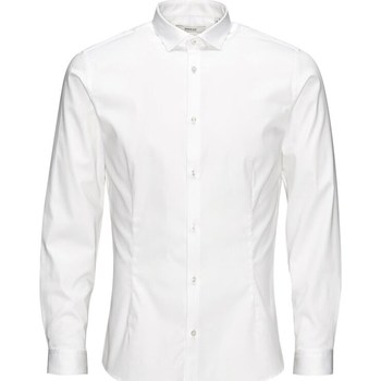 Textil Homem Camisas mangas comprida Premium By Jack&jones 12097662 Branco