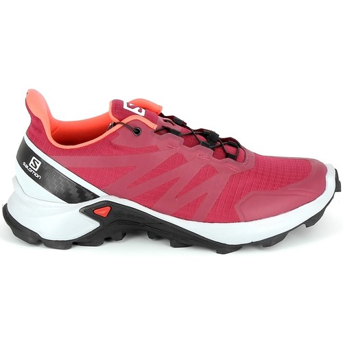 Sapatos Mulher zapatillas de running Salomon mujer entrenamiento marrones Salomon Supercross Cerise Vermelho