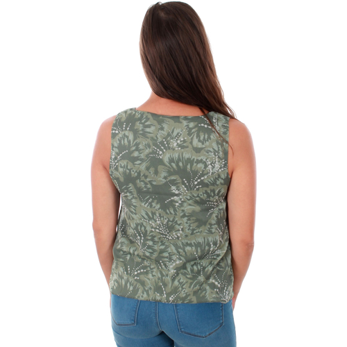 Vero Moda 10214431 VMWILLOW SL TOP LAUREL WREATH Verde