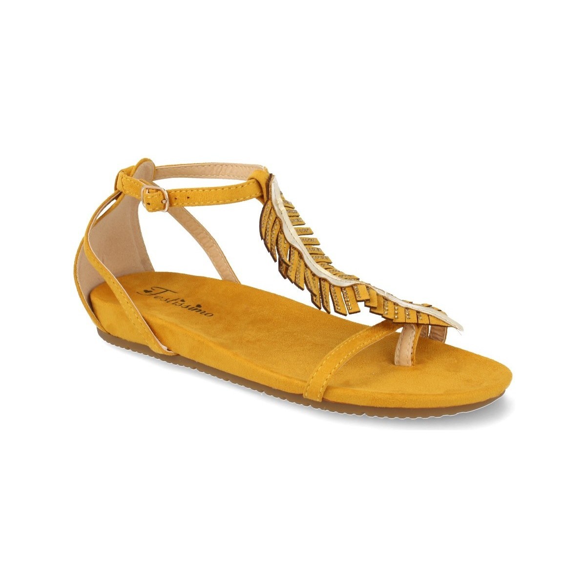 Sapatos Mulher Sandálias Festissimo C3829 Amarelo
