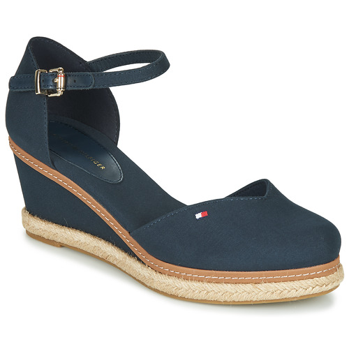 Sapatos Mulher Sandálias X007 Tommy Hilfiger BASIC CLOSED TOE MID WEDGE Azul