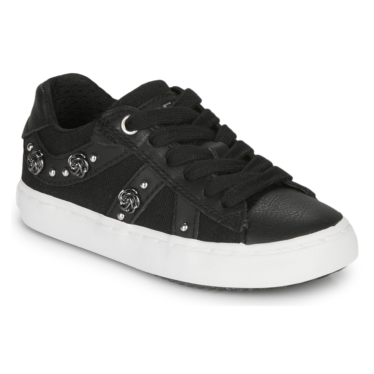 Sapatos Rapariga Sapatilhas Geox J KILWI GIRL Preto